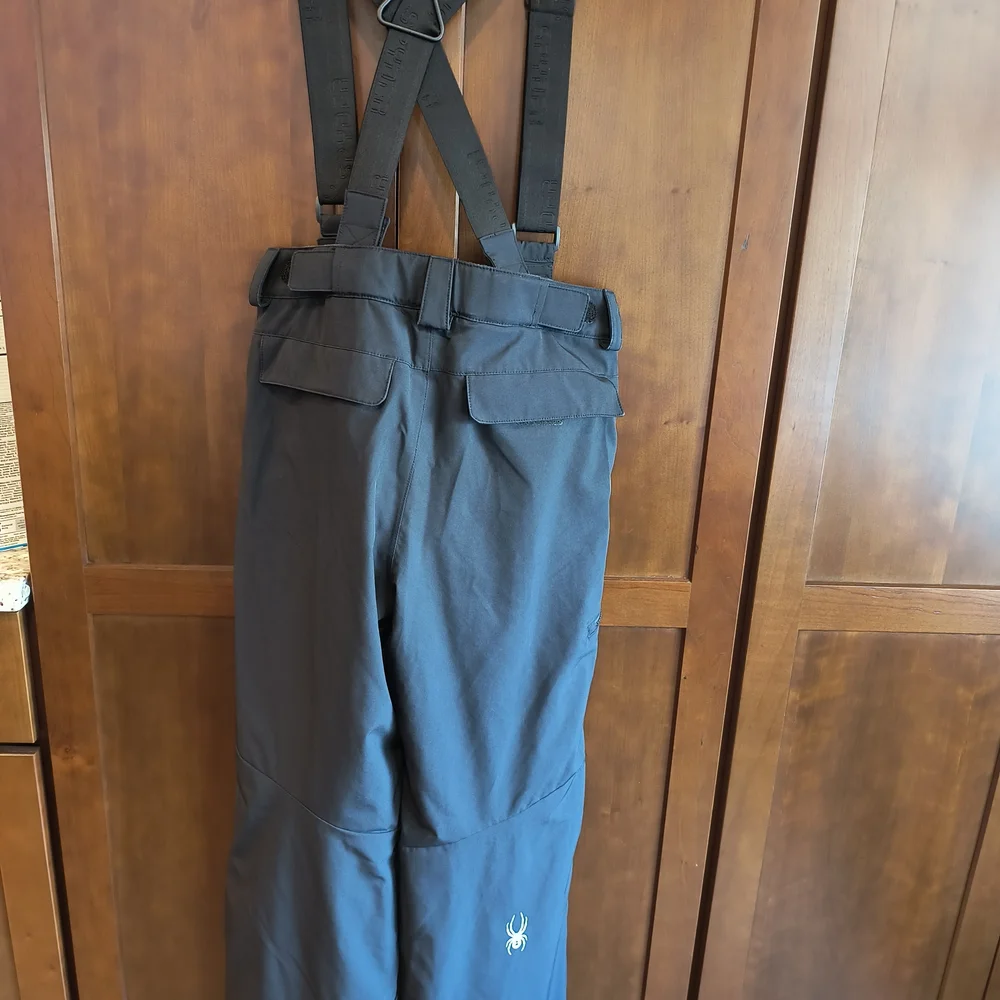 Spyder Orange and Blue Jacket with Black Pants - Picture 7 of 12